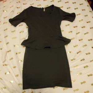 Dark gray dress